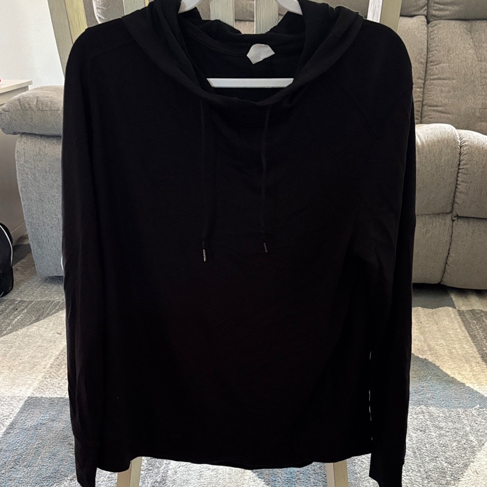 Black Hooded Sweatshirt